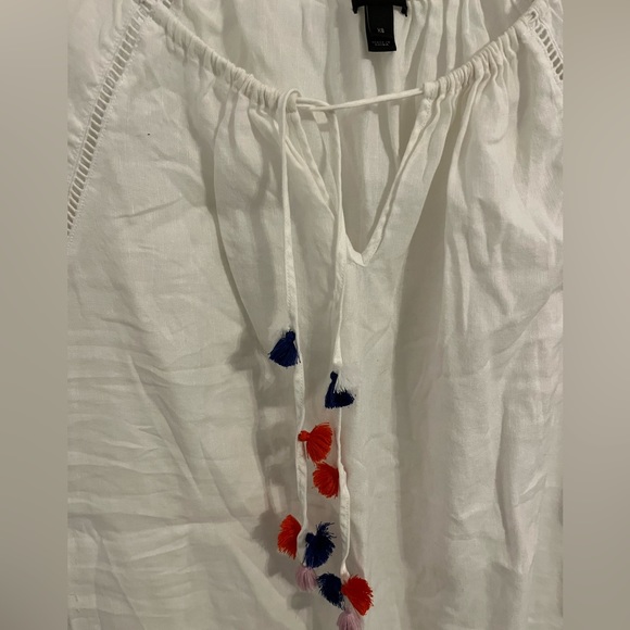 J Crew Spanish inspired top with tassels - Picture 7 of 7